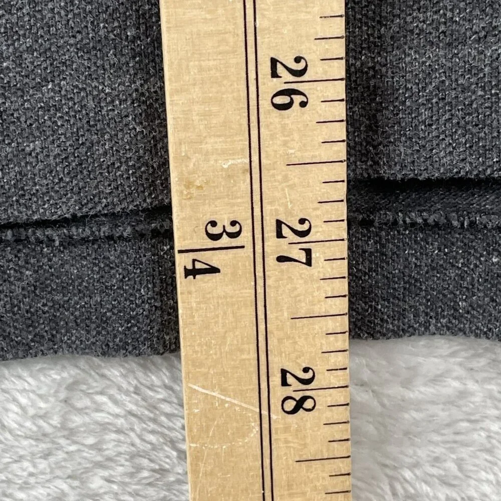 Polo Ralph‎ Lauren Long Sleeve Polo Shirt Mens Large Grey 100% Cotton Preppy